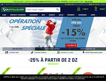 Tablet Screenshot of golfplus.fr